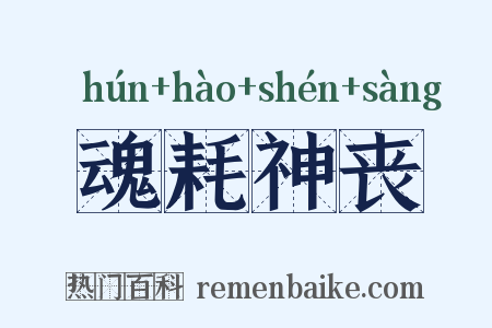 魂耗神丧是什么意思的图片